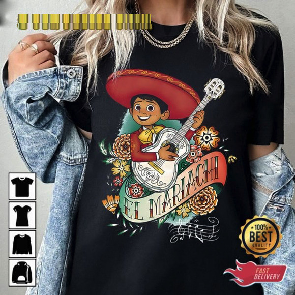 Coco Miguel El Mariachi Disney And Pixars Unisex T-shirt Gift For Fan - Picture 1 of 4
